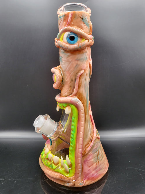 Monster Face Sculpted Beaker