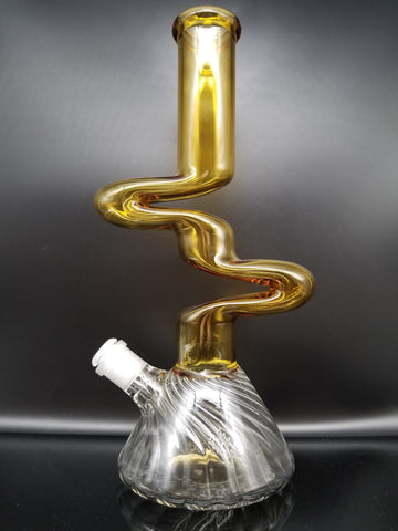 Double Chamber Wig-Wag Lineworked Tall Tube