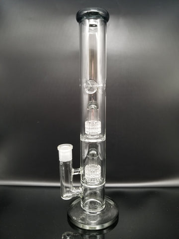 Sandblasted Thick Glass Double Chamber Beaker